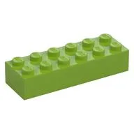 Brick 2 x 6 / Lime