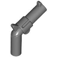 Lego Weapon Gun / Pistol / Revolver Large Barrel, Long Grip / Dark Bluish Gray