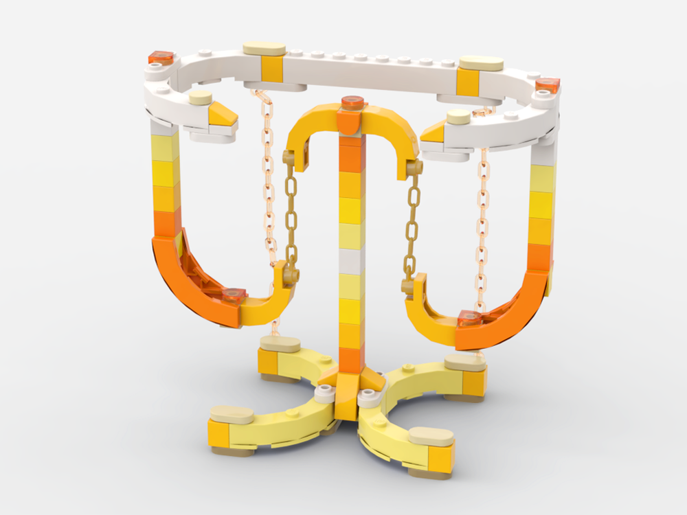 Lego Tensegrity Sculpture - Balance