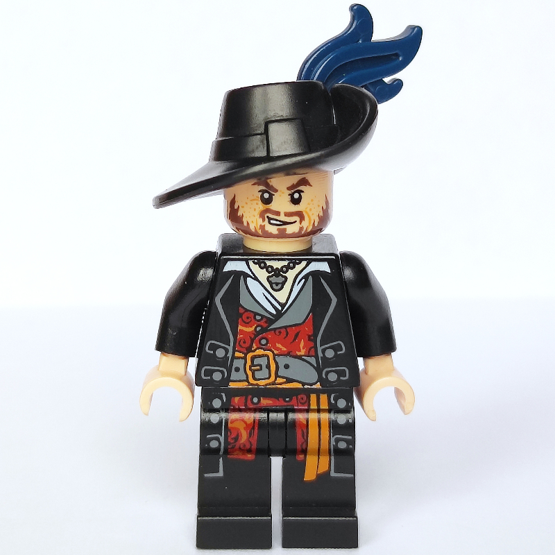 Lego Hector Barbossa with Plume - 3626b Head