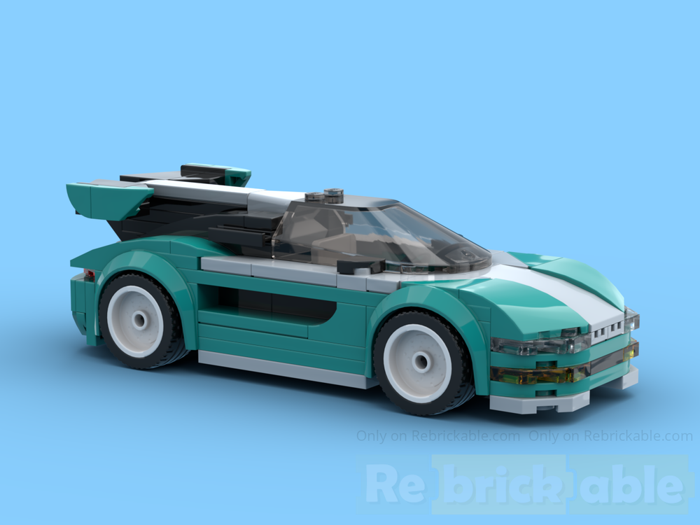 Lego Charlotte (B), Turquoise version.