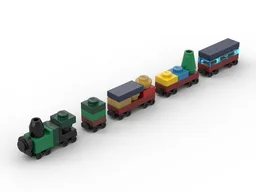 Micro Winter Holiday Train