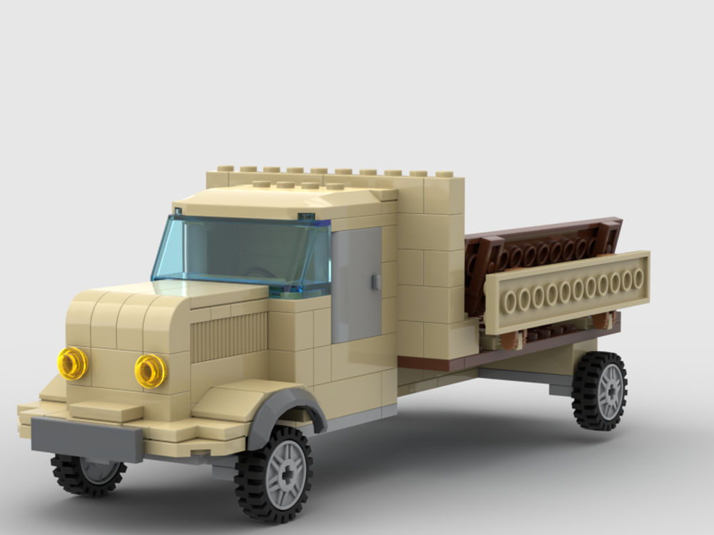 Lego WWII Opel Blitz Truck (Tan)