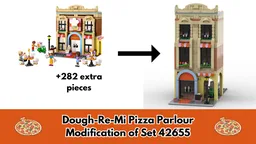 Dough-Re-Mi Pizza Parlour Modification of Set 42655