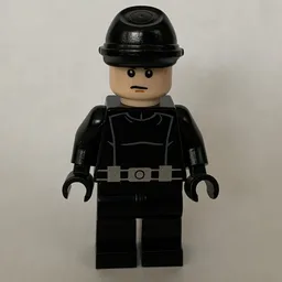 Imperial Crew / Pilot, Black Uniform, Cavalry Cap, Black Hands