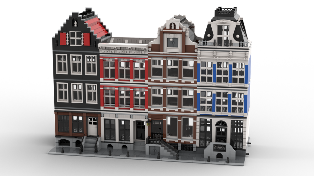 Lego Amsterdam Street (Affordable Modulars)