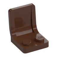 Lego Seat / Chair 2 x 2 with Center Sprue Mark / Brown