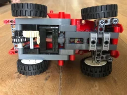 8835 Red Forklift - studless version