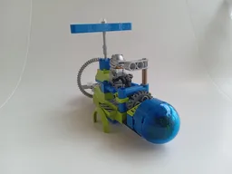 Scientist and Flying Ship