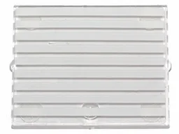 Glass for Window 1 x 4 x 3 with 9 White Stripes Pattern (Sticker) - Sets 6364 / 6382 / 6383 / 6385