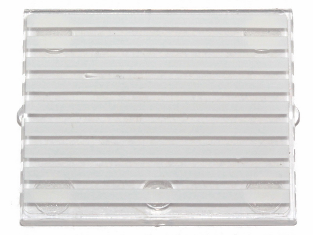 Lego Glass for Window 1 x 4 x 3 with 9 White Stripes Pattern (Sticker) - Sets 6364 / 6382 / 6383 / 6385