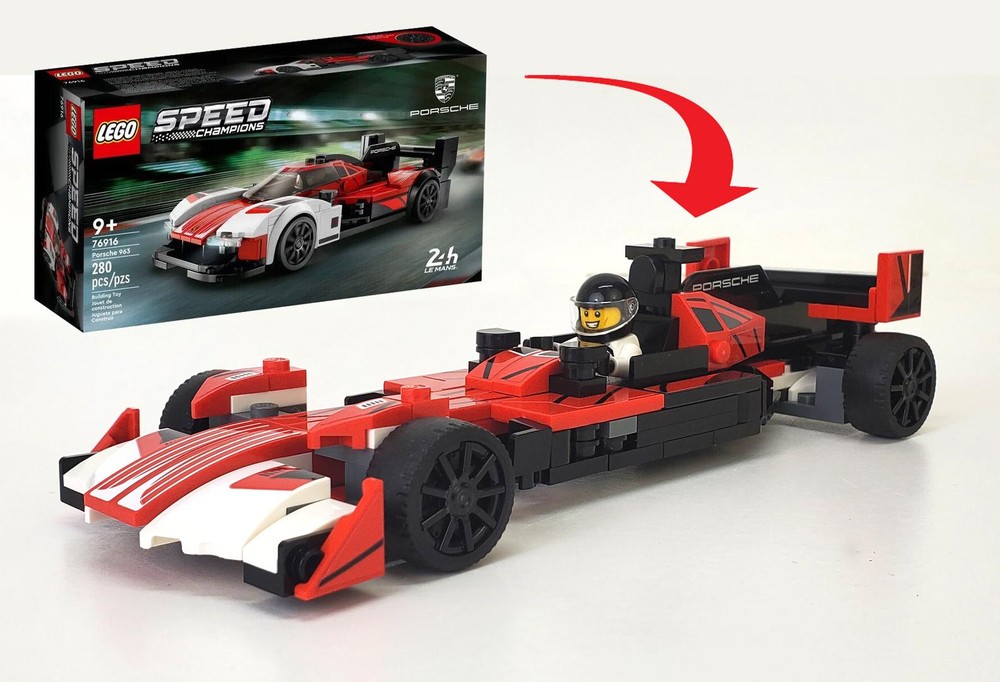 Lego 76916 - F1 car- Porsche 963 Alternate Build