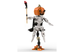 31129 Skeleton with Pumpkin Head