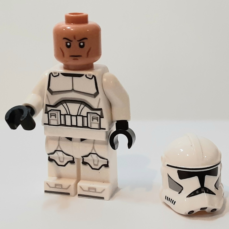 Lego Clone Trooper, Phase II Armor, Nougat Head