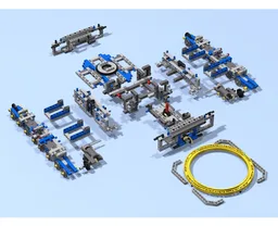 MOC - Crawler Crane Track Base