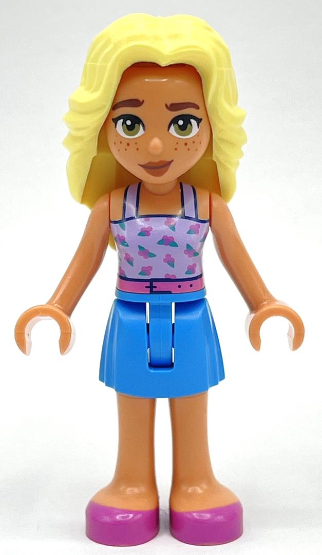 Lego Dia - Bright Pink Top, Dark Azure Shorts