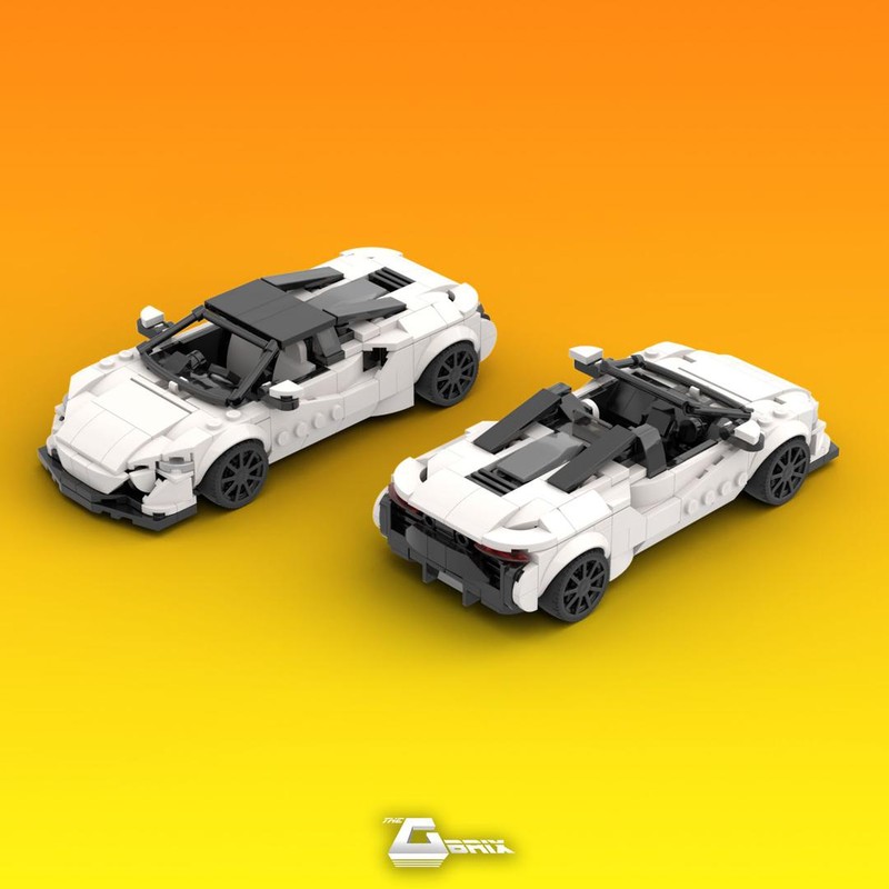 Lego Mclaren Artura 2in1 White - 8stud wide