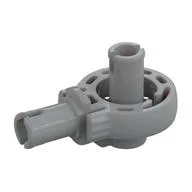 Technic Rotation Joint Ball Loop with Two Perpendicular Pins with Friction / Light Bluish Gray