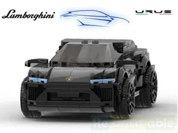 LAMBORGHINI URUS - Full BALCK (roof modified)
