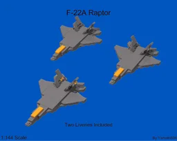 F-22A Raptor(1:144 Scale)