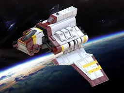 Republic Nu-class Attack Shuttle - the Clone Wars (with interior)