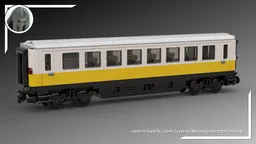 Lufthansa Express 2nd Class passenger wagon