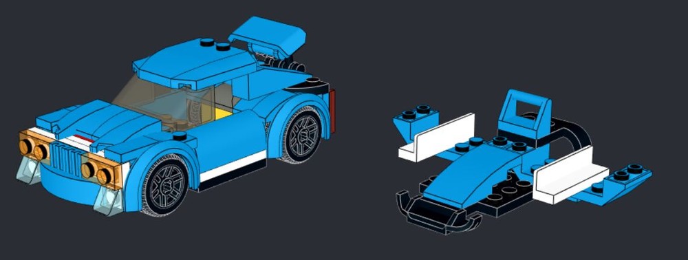 Lego 60285_sport car with jet fighter