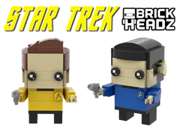 Brickheadz Kirk & Spock