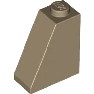 Brick Sloped 65° 2 x 1 x 2 / Dark Tan