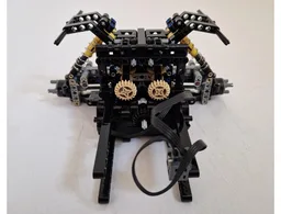 Lego Technic Height Adjustable Axle with Steering