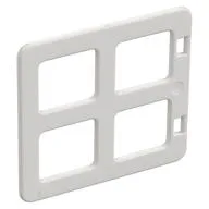 Duplo Door / Window with Four Equal Square Cornered Panes