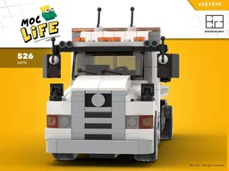 Hino L-Series flatbed tow truck