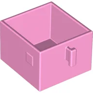 Duplo Drawer 2 x 2 with Pull Handle / Bright Pink