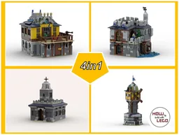 31120 - 4in1 Medieval Buildings