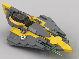 Anakin Skywalker's Secondary Delta-7B Aethersprite-Class Light Interceptor