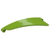 Technic Panel Curved 5 x 13 x 2 Tapered, Left #50 / Lime