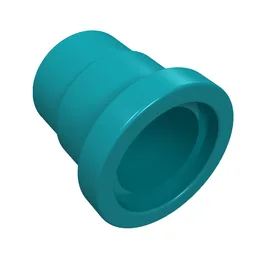 Technic Hub / Handle 1 x 1 / Dark Turquoise