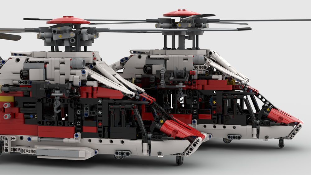 Lego 42145 rotor cover mod