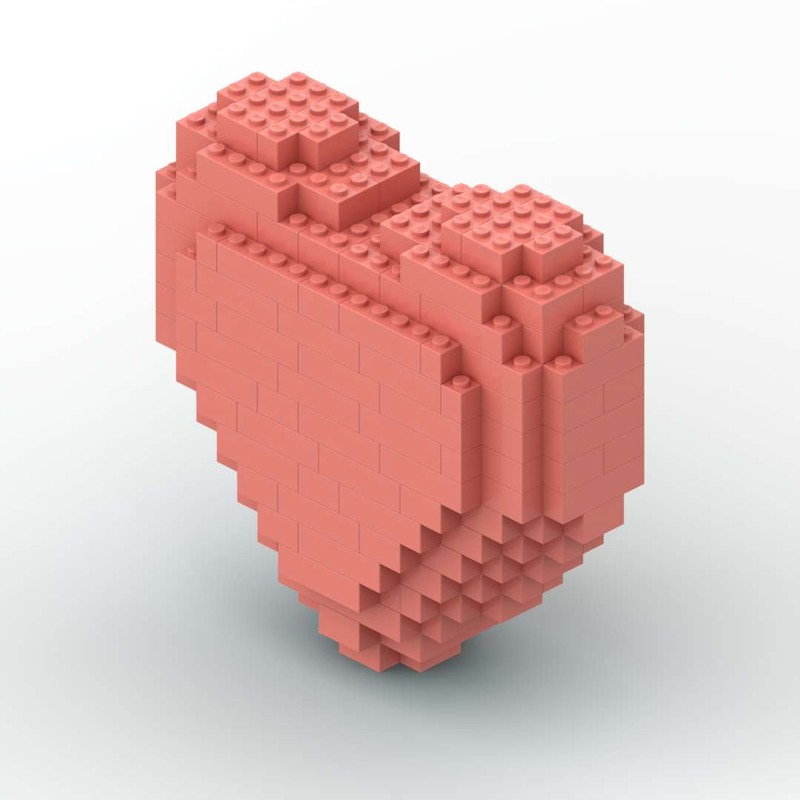 Lego Valentine Heart