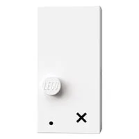 Braille Brick 2 x 4 with 1 Studs ⠄and '. x ' Print / White