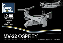 MV-22 Osprey Tiltrotor 1:100 Scale