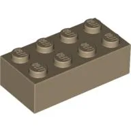 Brick 2 x 4 / Dark Tan