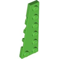 Lego Wedge Plate 6 x 2 Left / Bright Green