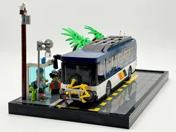 Bus Stop Diorama