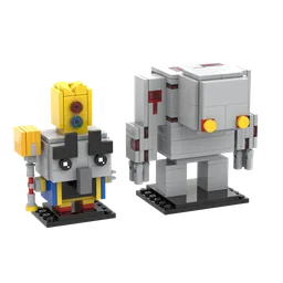 Brickheadz Arch-Illager and Redstone Golem