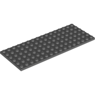 Lego Plate 6 x 16 / Dark Bluish Gray