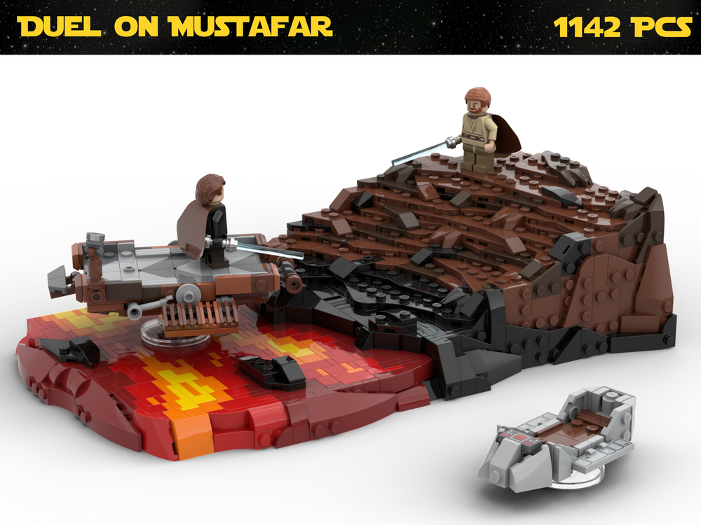 Lego Duel on Mustafar (19 BBY)