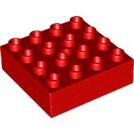 Duplo Turntable, 4 x 4 / Red