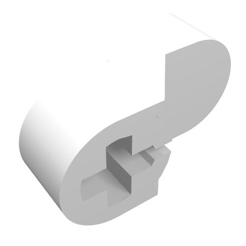 Lego Technic Engine Crankshaft Center / White