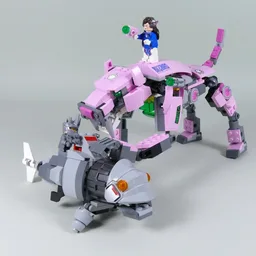 Sabretooth and Mechafish - LEGO Overwatch 75973 B model